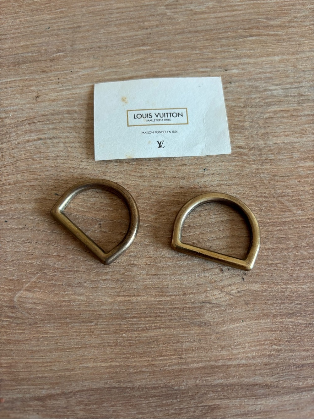 Authentic Louis Vuitton D rings x 2